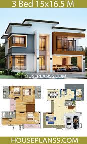 House Design Idea 15x16 5 With 3 Bedrooms House Plans 3d House Plans Mansion Modern House Design Dream House Plans
