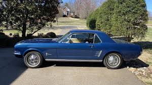 Image result for Sapphire Blue 1966 Mustang