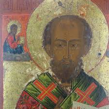 ICON RUSLAND ST. NICHOLAS. Kunst