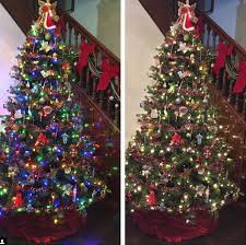 Check spelling or type a new query. Color Changing Christmas Trees Alternate Between White Or Colored Lights
