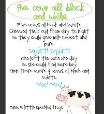 Cow Poem Farm Songs Farm Preschool Farm Theme Preschool