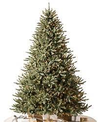 Balsam Hill Exclusive 7ft Premium Pre Lit Artificial Christmas Tree Classic Blue Spruce With Clear Led Lights Includes Storage Bag And Fluffing Gloves Walmart Com