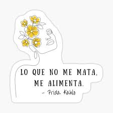 Magdalena carmen frieda kahlo calderon was born at la casa azul (the blue house) in coyoacan, a town on the outskirts of mexico city in 1907. Frida Kahlo Spanish Quote Gifts Merchandise Redbubble