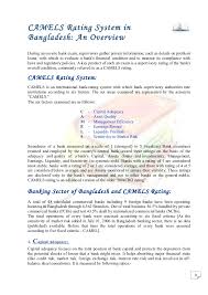 The cels ratings or camels rating is a supervisory rating system originally developed in the u.s. Camels Rating About Of National Bank Ltd