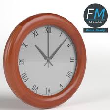 Living Room Wall Clock 1 Gr By Francescomilanese A Low Poly Game Ready Real Time Wall Clock 3d Model Suitable For A Wall Clocks Living Room Wall Clock Clock
