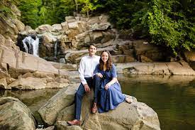 Great falls park at difficult run miles: Lauren Sam S Waterfall Engagement Session In Scott S Run Nature Preserve In Mclean Va Capitol Romance Practical Local Dc Area Weddings