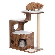 Standing an impressive 62 high and 32 wide, the deluxe cat tree is striking in light or d. 10 Best Cat Trees For Spoiled Felines 2020 Reviews