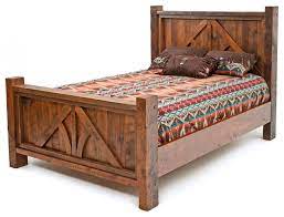 All of the wood i used making this bed is rough cut lumber, so a 2 x 4 rough cut lumber measures 2 x 4, unlike a 2x4 stud which measures 1.5 x 3.5. In Stock Post And Beam Barnwood Bed Rustic Panel Beds By Woodland Creek Furniture Houzz