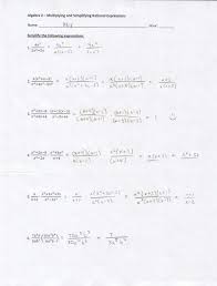 Like terms can be added or subtracted. Algebra 2 Pdfs Mr Deibel S Class