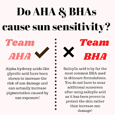 It's fine to use either an aha and retinol, or a bha and retinol in one skincare routine. Do Ahas Bhas Increase Sun Sensitivity How To Avoid Sun Damage Girlchickbetty
