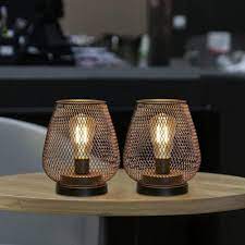 Catalan metal cage table lamp. Metal Cage Table Lamps The Bazaarist