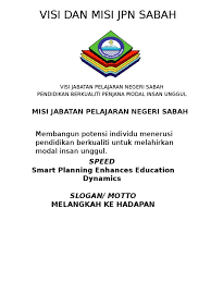 Hari pendidikan nasional indonesia hardiknas or national education day. Visi Dan Misi Jpn Sabah