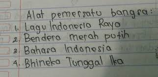 251 likes · 97 talking about this. Sebutkan Contoh Alat Pemersatu Bangsa Tolongin Ya Kakak Kakak Place Brainly Co Id