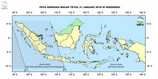 Gerhana bulan yang berlangsung mulai pukul 19.52 wib sampai 21.08 wib itu dapat. Gerhana Bulan Total 31 Januari 2018 Di Indonesia Bmkg