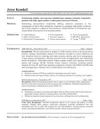 Resume Examples Receptionist Resume Templates Resume Summary Resume Objective Examples Administrative Assistant Resume