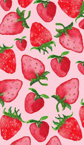 Fraises Fond D Ecran Telephone Papier Peint Motif Fond Ecran Tumblr