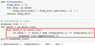 Ascii_letters is basically concatenation of ascii_lowercase and applications : Detecting Anagrams Using Python Task Write A Program That Takes In A By Michael Galarnyk Analytics Vidhya Medium
