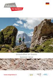 Find hotels in val gardena, it. Urlaubsfibel Events Sommer 2019 By Dolomites Val Gardena Issuu