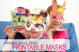 Design Your Own Printable Masks Picklebums Printable Masks Craft Activities For Kids Fun Printables