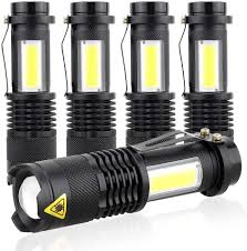 Ustopfire Mini Flashlights 5 Pack Ultra Bright 300 Lumens Portable Small Led Flashlight Lantern Adjustable Focus Cob Handheld Flash Light For Kids Child Camping Emergency Travel Hiking Torch Light Amazon Com