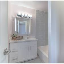 Shop Eglo Abete 5 Light Chrome Vanity Light Overstock 17307022