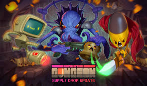 Four main and three hidden, unlockable. Enter The Gungeon S Free Supply Drop Update Should Bring Me Back In Destructoid