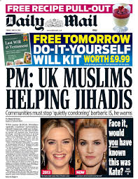Our expanded daily delivery of your local news reaches into the following areas: Tomorrow S Papers Today Friday S Daily Mail Front Page Pm Uk Muslims