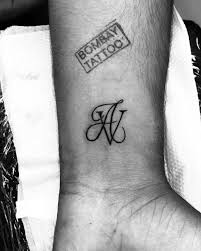 A V Love Tattoo Av Alphabet Tattoo . . Artist @viju.babariya . . Follow  @bombay.tattoo9 . . LOCATION 📍AVAILABLE ON GOOGLE SEARCH : BOMBAY TATTOO  SURAT . . #av #avlove #avtattoo #vatattoo #