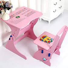 Lchao Furniture Children Students Desk And Chair Children Study Table Set For Boys Girls Drawer Pencil Slot Ki In 2020 Kids Study Table Kids Activity Table Study Table