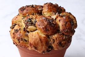 Cheesy Olive And Herb Flower Pot Monkey Bread Recipe Recipe Monkey Bread Food Recipes