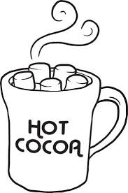 Printable Hot Chocolate Winter Coloring Page For Kids Coloring Pages For Kids Hot Chocolate Printable Hot Chocolate Drawing