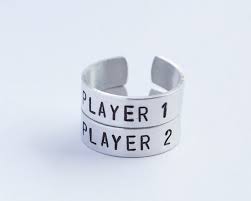 You can move forward or backward and you can hold your opponents with your arms and you can throw your opponent. Player 1 Player 2 Stamped Rings Set Gamer Ring Video Game Ring Aluminum Ring Best Friend Gamer Gift Sold By Byvellamo On Storenvy