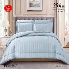 مفرش فندقي ناعم يعطي غرفتك فخامة ويمنحك الراحة والعمق في النوم bed blanket home
