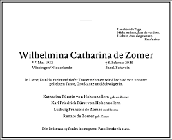 A great domain can be the key to your success. Traueranzeigen Von Wilhelmina Catharina De Zomer Frankfurter Allgemeine Lebenswege