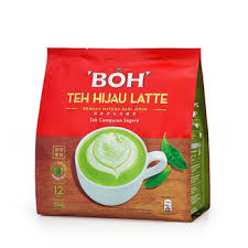 When was the last time you had your me time, sipping your favourite drink and think about life or read a book? Boh Green Tea Latte 12s X 27g Zuppamarket