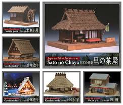 Uniquely developed architecture in japanese islands japanese architecture has traditionally been typified by wooden structures, elevated slightly off the ground, with tiled or thatched roofs. Wooden Japanese Old House Mode Kits Traditional Japanese Architecture Model Kits By Woody Joe