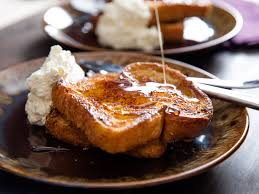 Orange Rum Challah French Toast With Whipped Cream Recipe Serious Eats