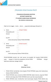 Dana siaga flexi cash sendiri merupakan pinjaman online dengan cicilan khusus buat nasabah jenius terpilih. Perjanjian Untuk Investasi Kecil Pdf Free Download