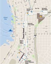 Downtown Seattle Transit Tunnel Map Seattle Downtown Seattle Seattle Washington