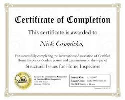 Priyo quiz competion you will be winner. Download Your Certificates Of Completion When You Complete Internachi S Free Online Courses