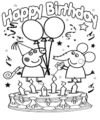 Happy birthday coloring pages 119. Happy Birthday Coloring Card New Collection 2020 Free Printable