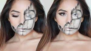 Um die doppelten augen schön proportional freihändig auf das gesicht zu was diesen look allerdings so unglaublich „echt macht, sind die falschen wimpern. 1001 Kreative Ideen Fur Ein Einfaches Halloween Make Up