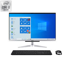 A desktop is what you would usually recognise as a traditional home computer. Acer 24 All In One Desktop Pc Silver Black Intel Core I3 1005g1 1tb Hdd 8gb Ram Windows 10 Best Buy Canada