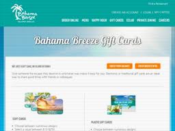 They may be used so that we can show you our advertisements on third party sites, measure the effectiveness of those advertisements, or exclude you these cookies allow us to count visits, identify traffic sources, and understand how our services are being used so we can measure and improve. Bahama Breeze Gift Card Balance Check Balance Enquiry Links Reviews Contact Social Terms And More Gcb Today