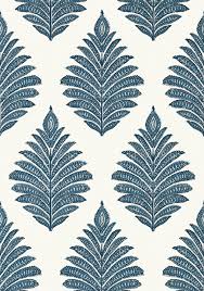 Huge sale on french country wallpaper now on. Palampore Leaf Blue And White At78725 Collection Palampore From Anna French