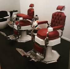 1910 S Burgundy Koken Barber Chair Barber Chair Chair Barber