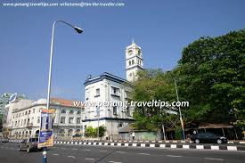 Back when it was called the malayan railway building, the station is believed to be the only one in the world. Wisma Kastam Malayan Railway Building George Town