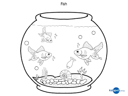 Thank you for making my party reel fun free printable. Fish Bowl Coloring Page Printable Coloring And Malvorlagan