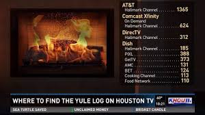 The yule log/fireplace/bonfire programming is typical of local stations and cable networks; Where To Find The Yule Log On Houston Tv Youtube