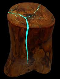 Stump Table Glow In The Dark Resin Reclaimed Wood Table Rustic Side Table Log Side Table Rustic Furnit Reclaimed Wood Table Rustic Side Table Wood Table Rustic
